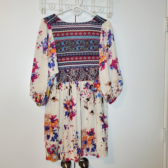 Umgee| Boho style mini dress size Large - Picture 8 of 13